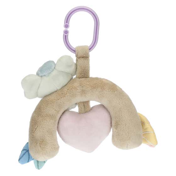 Crib rattle for baby girl with Koala soft toy