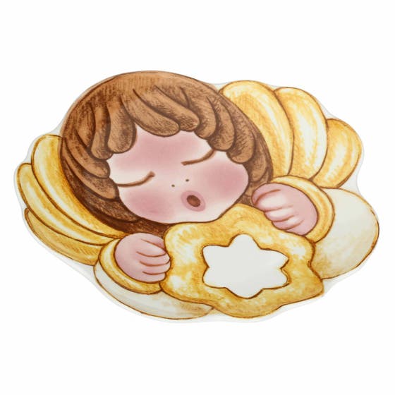 Desideri di Natale porcelain Angel-shaped plate