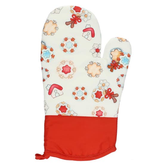 Regali d鈥檌nverno set of oven glove and serving spoons