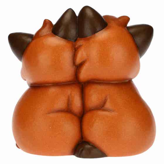 Grace the Fox pair of sweethearts