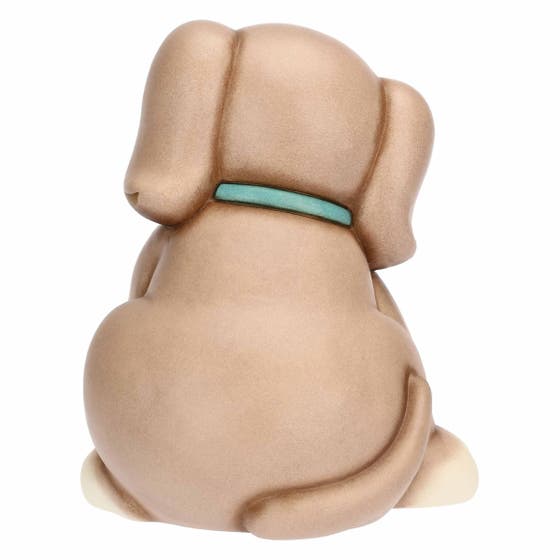 Pair of Todo dogs, father and puppy in ceramic