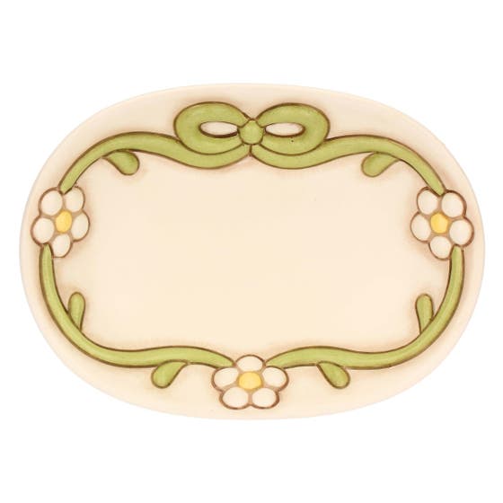 Pocket emptier ceramic daisies