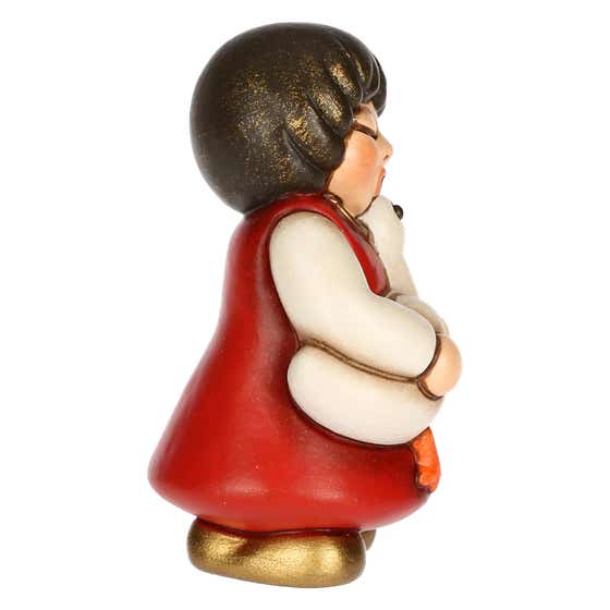Presepe Cla&szlig;ico Ceramic girl with goose