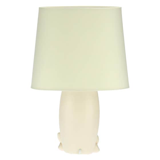 Elegance table lamp with flower and butterflies