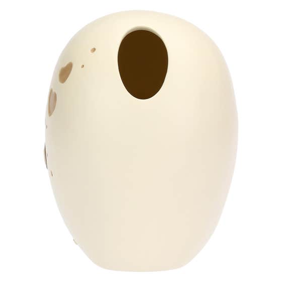 Heart-shaped ceramic vase