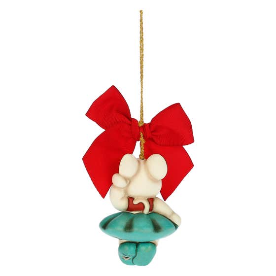 Bosco Magico light-blue mouse ballerina tree decoration