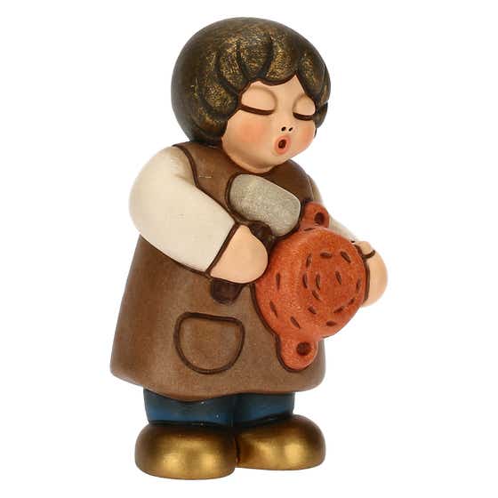 Presepe Cla&szlig;ico ceramic saucepan seller blue