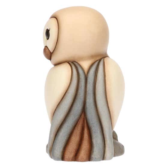 Ceramic Barn Owl Gianni, medium