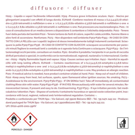 THUN Fragrances Tobacco Night scent diffuser refill, medium