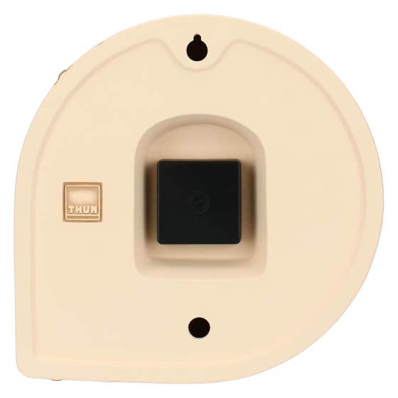 Country Bloom ceramic butterfly and flower wall clock