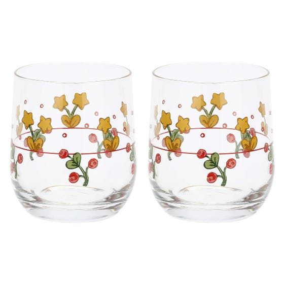 Sweet Christmas set of 2 gla&szlig;es
