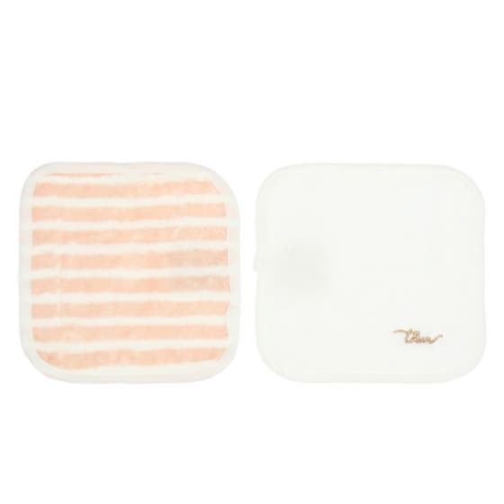 Set of hair band and 4 washcloths