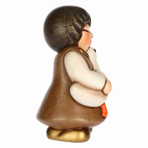 Presepe Cla&szlig;ico Ceramic girl with goose