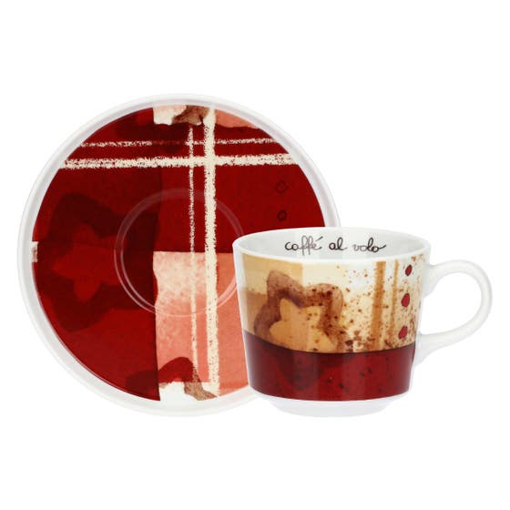 Set of 2 large Thunland porcelain mugs