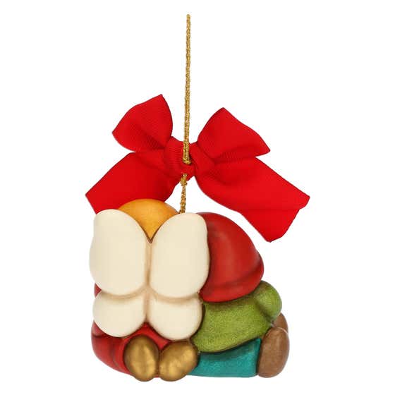 Ceramic Shaila Queen of the Fairies and Oliver Gnome Christmas tree decoration, maxi