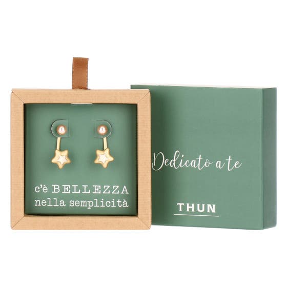 Star piercing earrings