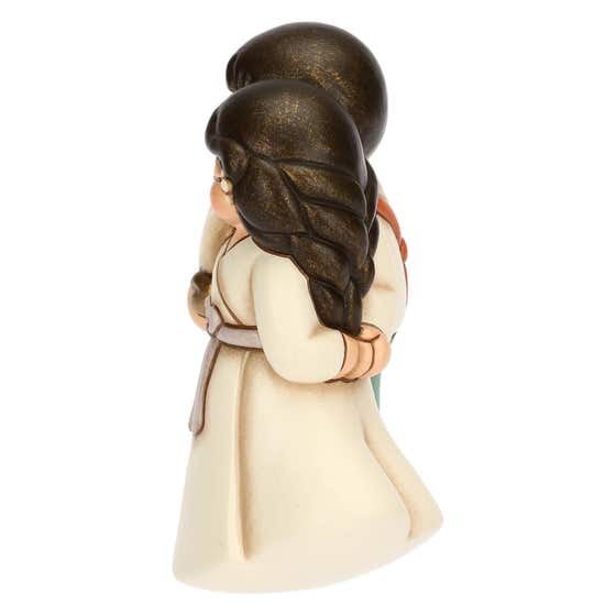 Ceramic newlyweds with heart, large