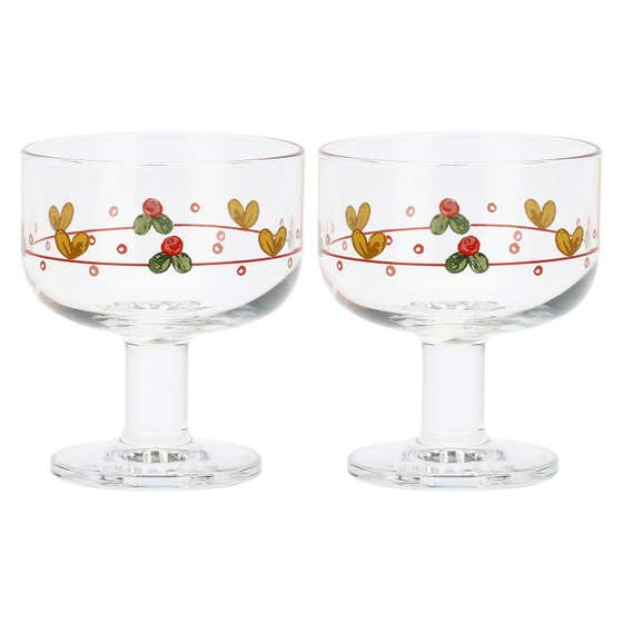 Sweet Christmas set of 2 gla&szlig; bowls