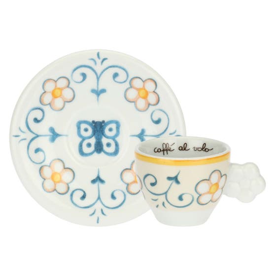 Set of 6 Eolia porcelain espre&szlig;o cups