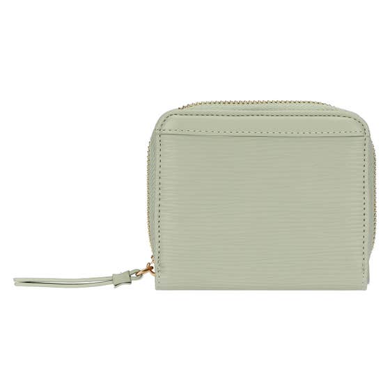 Small eco-leather wallet, green