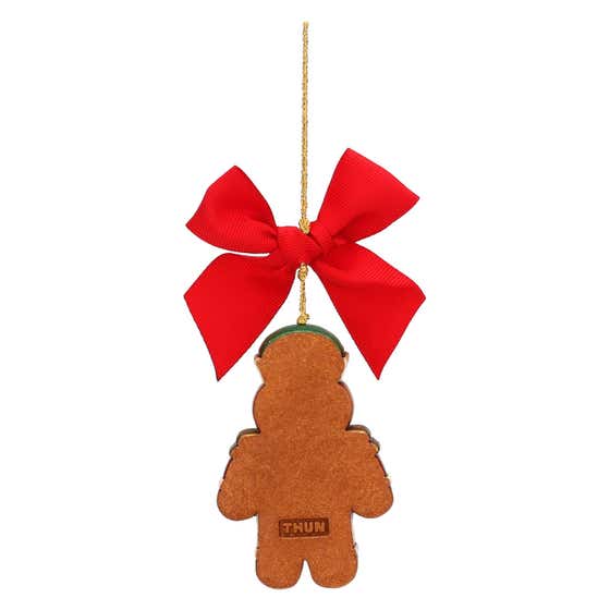 Large ceramic nutcracker Christmas decoration