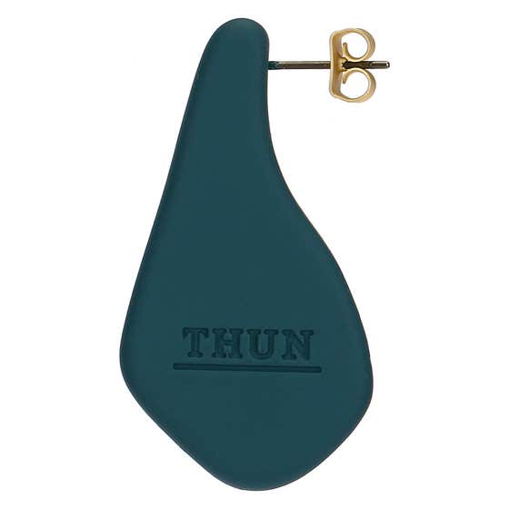 Heart resin pin earrings