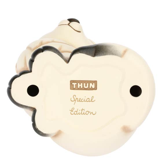 Inverno Incantato ceramic Perla white fox, large