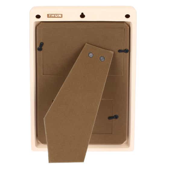 Ceramic double photo frame with heart