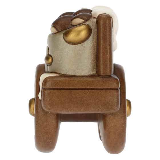 Presepe Cla&szlig;ico ceramic cart with chestnuts