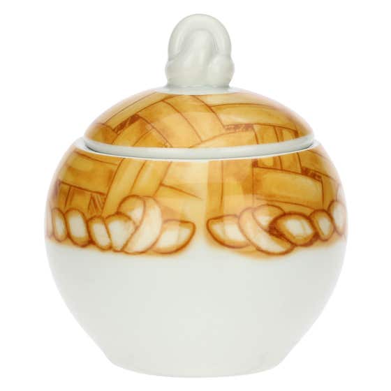 AbbracciAMI porcelain sugar bowl