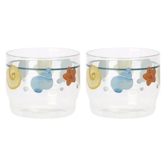 Mare da amare set of 2 gla&szlig; ice cream cups