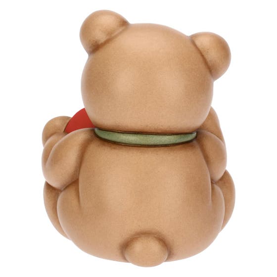 Teddy with ceramic heart, medium