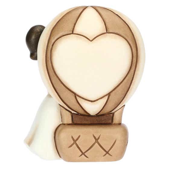 Ceramic newlyweds hot-air balloon trip, large