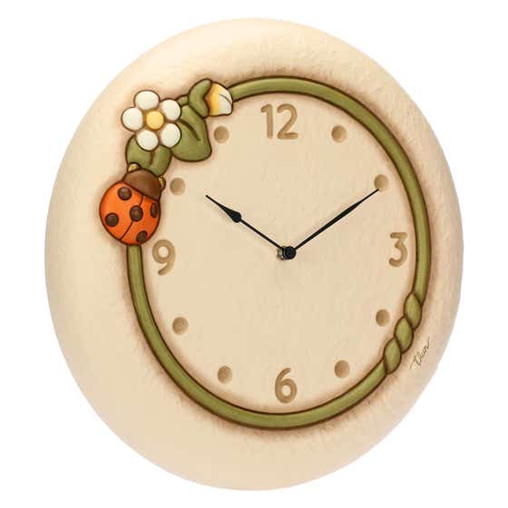 Country Bloom ceramic clock, maxi