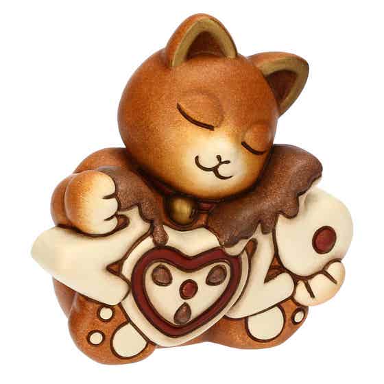 Happy New Year 2026 Ceramic Momi Cat