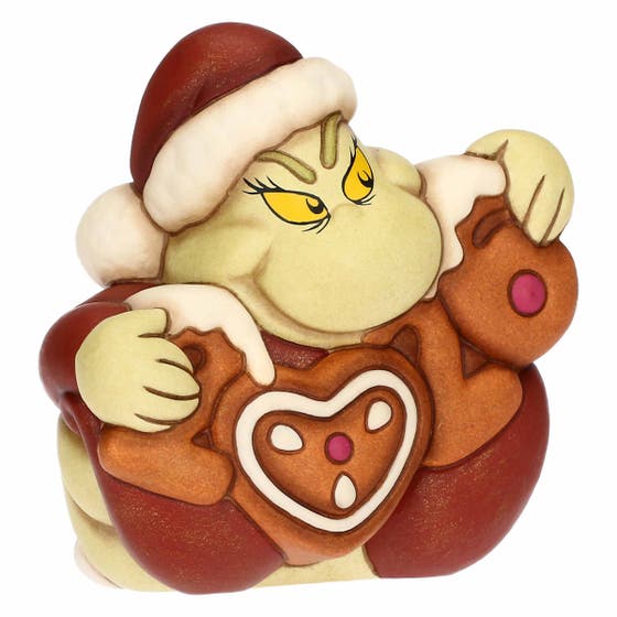 Grinch Happy New Year 2026 in ceramic