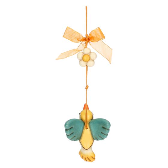 Primavera da vivere ceramic dreamcatcher with Fly hummingbird