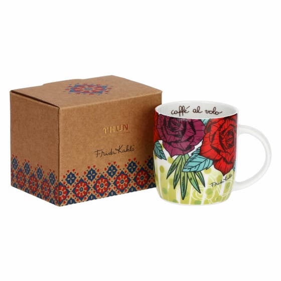 THUN x Frida Kahlo porcelain mug Roses & polka dots