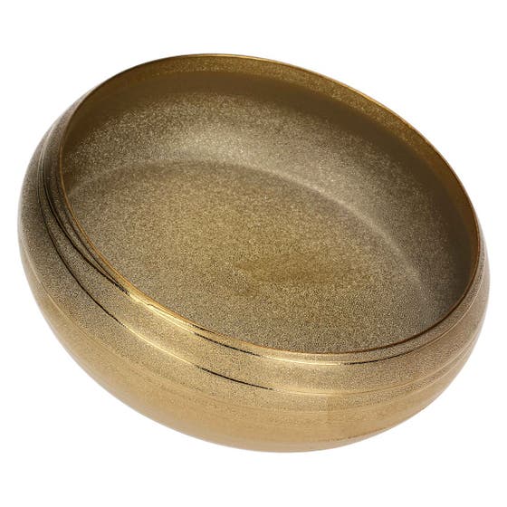 Large gold ceramic empty pocket