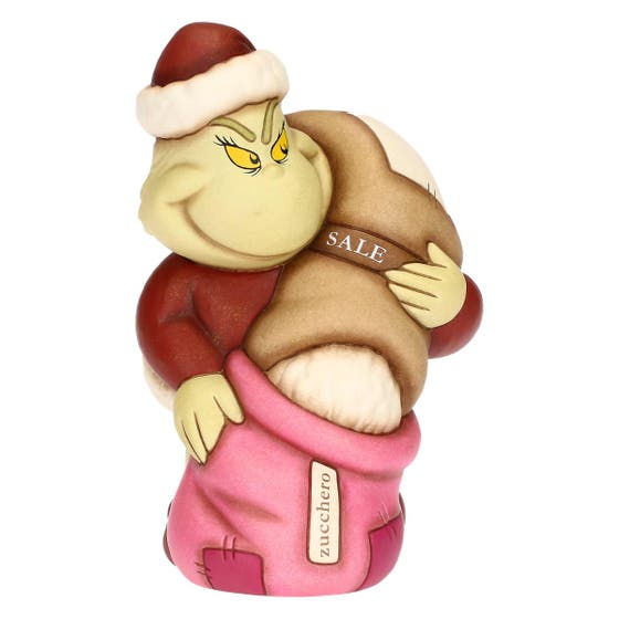 Grinch with ceramic bags, large