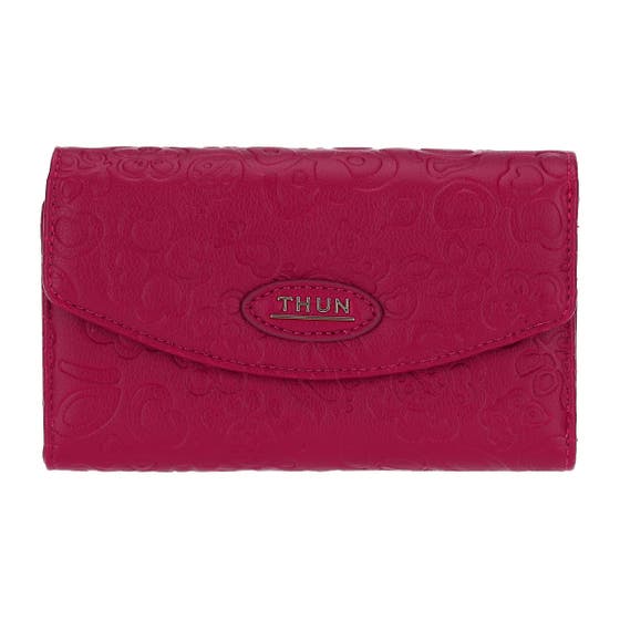 Sempre con me eco-leather wallet with button closure