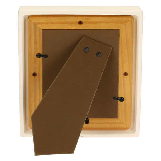 Ceramic photo frame of newlyweds on motorbike, large