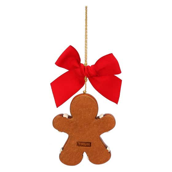 Pepi ceramic gingerbread man Christmas decoration, large