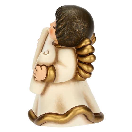 Ceramic ceremony angel with customizable plate