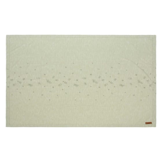 Country green cotton tablecloth