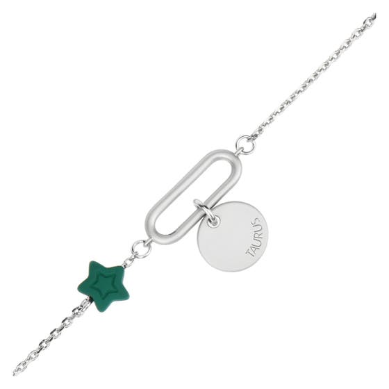 Bracelet with star and pendant "Taurus"