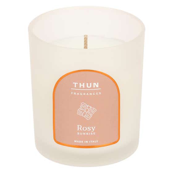 THUN Fragrances Rosy Sunrise candle, small