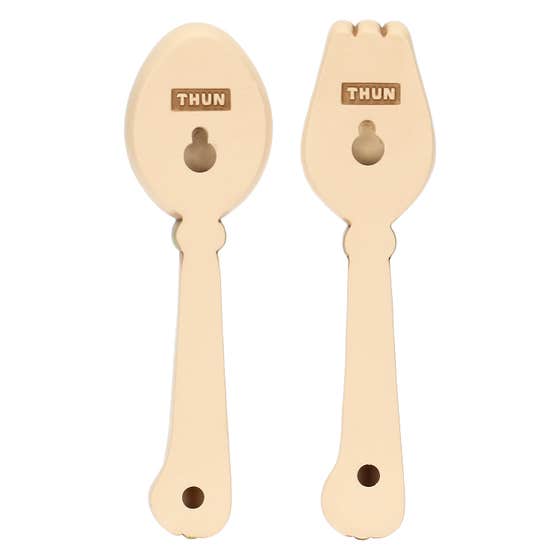 Country Bloom Ceramic Wall Spoon and Fork Set