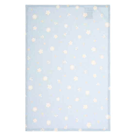 Set of 4 tea towels with basket in Elegance fabric