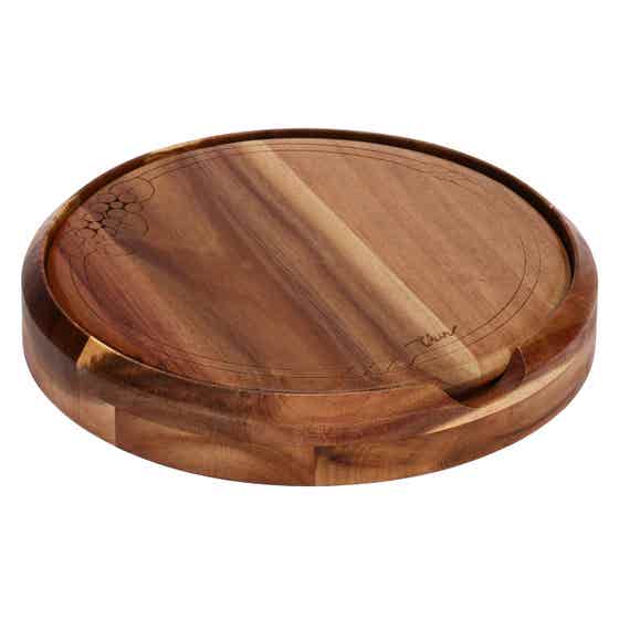 Country Bloom Cheese Knife and Cutting Board Set